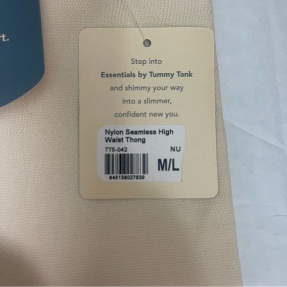 NEW Essentials by Tummy Tank High Waist Shaping Thong S/M NWT - Picture 4 of 7